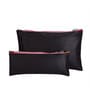 Red Floral Printed Utility Pouches Set of 2