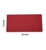Red Formal Plain Laptop & Keyboard Mat