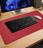 Red Formal Plain Laptop & Keyboard Mat