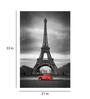 Tower In Red Canvas Framed Art Print (33 x 21 Inches)