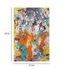 Abstract In Multicolour Canvas Framed Art Print (33 x 21 Inches)