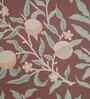 Red Fruit Print 200 TC Cotton Double Bed Sheet with 2 Pillow Covers Sensory Bloom Collection