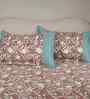 Red Fruit Print 200 TC Cotton King Size Bed Sheet with 2 Pillow Covers Sensory Bloom Collection