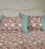 Red Fruit Print 200 TC Cotton Single Bed Sheet with 1 Pillow Cover Sensory Bloom Collection