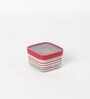 Red Fusion Plastic Container (Set of 3)
