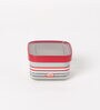 Red Fusion Plastic Container (Set of 3)
