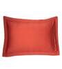 Red Patterned 300TC Cotton 20 x 30 Inches Pillow Covers (Pack of 2)
