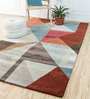 Geometrical Pattern Wool Hand Tufted 5 x 8 Feet Carpet