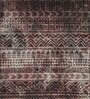 Red Geometrical Polypropylene 3 ft x 5 ft Machine Made Carpet