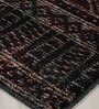 Red Geometrical Polypropylene 3 ft x 5 ft Machine Made Carpet