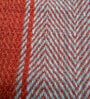Red Geometrical Wool 5 ft X 8 ft Rectangle Flat Weaves