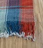 Red Geometrical Wool 5 ft X 8 ft Rectangle Flat Weaves