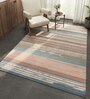 Red Geometrical Wool 6 ft X 9 ft Flat Weaves