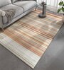 Red Geometrical Wool 6 ft X 9 ft Flat Weaves