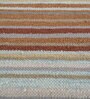 Red Geometrical Wool 6 ft X 9 ft Flat Weaves