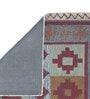 Multicolor Geometrical Wool and Cotton 5 x 8 Feet Hand tufted Carpet