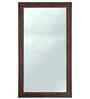 Red Glass Bathroom Wall Mirror