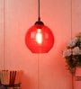 Agen Red Glass Hanging Light