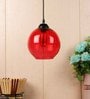 Agen Red Glass Hanging Light