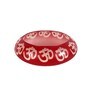 Red Glass Urli / Potpourri Bowl Set of 2