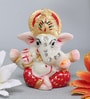 Red Handcrafted Ganesha Idol