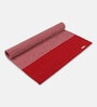 Red Handmade 100% Cotton Striped Bedside Runner