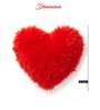 Red Heart Shaped 13 x 13 Inch Cushion