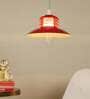 Jauna Red Iron Hanging Light