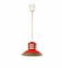 Jauna Red Iron Hanging Light
