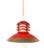 Jauna Red Iron Hanging Light