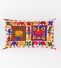 Multicolor Traditional 120 TC Cotton Queen Sized Bedsheet with 2 Pillow Cover