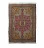Multicolor Persian Jute 6 ft x 9 ft Hand Woven Carpet