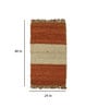 Red Jute Reversible Hand Woven 4 x 2 Feet Dhurrie
