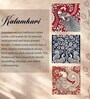 Red Kalamkari Peacock Stretched Canvas Painting