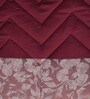 Red Kanan Reversible King Quilt 90X90 With 2 Pillow Covers