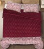Red Kanan Reversible Single Quilt With 1 Pillow Cover