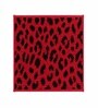Red Floral Microfiber 24X16 Inches Anti-Skid Door Mat