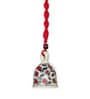 Red Macrame Ceramic Handmade bell for Wall hanging