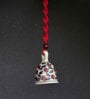 Red Macrame Ceramic Handmade bell for Wall hanging