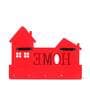 Red Mdf Home Decorative Key Holder