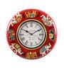Red MDF Wall Clocks