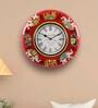 Red MDF Wall Clocks