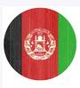 Red MDF Wood Afghanistan Cricket Flag Decorative Wall Plate