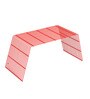 Red Metal Planter Stand