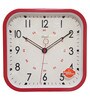 Red Metal Wall Clock
