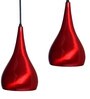 Electa Red Metal Cluster Hanging Light