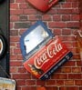 Red Metal Coca Cola Wall Decor