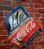 Red Metal Coca Cola Wall Decor