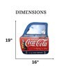 Red Metal Coca Cola Wall Decor