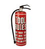 Red Metal Prop Extinguisher